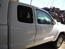 2015 Toyota Tacoma SR5 White Extended Cab 4.0L AT 2WD #Z24681